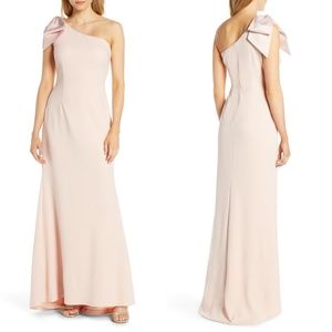 ELIZA J ONE SHOULDER A-LINE GOWN 🆕